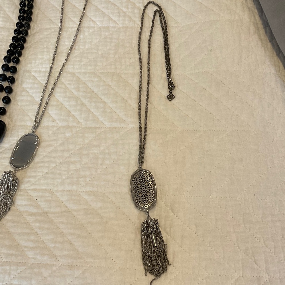 Kendra Scott Silver Pendant Necklace